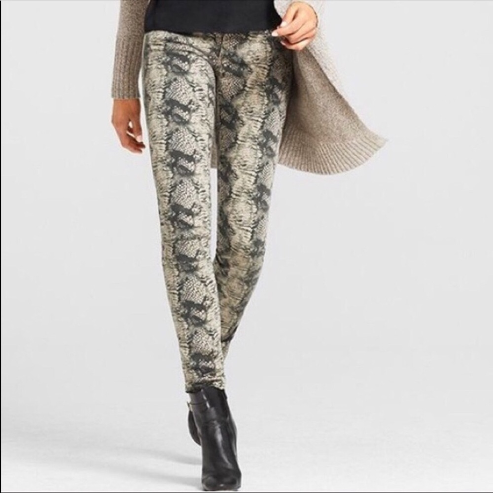 Cabi snakeskin jeans